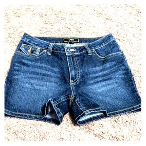 Denim shorts